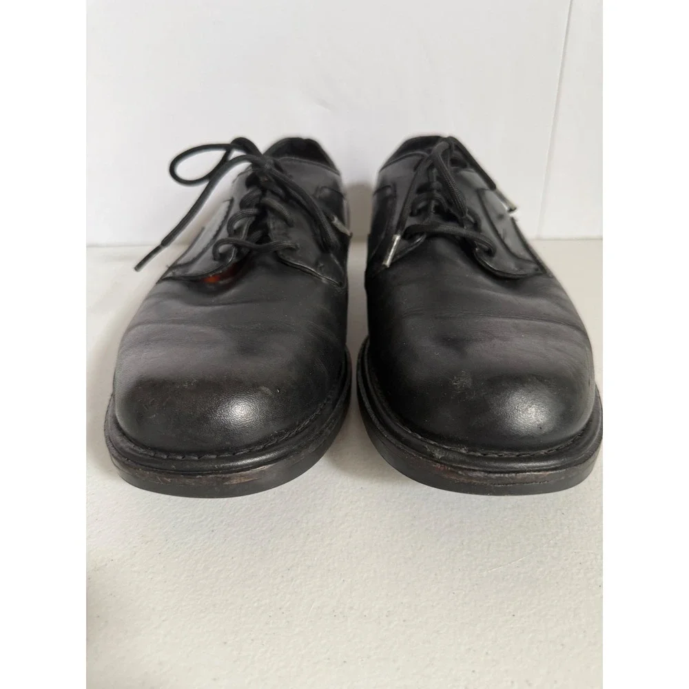 Timberland Mens Black Leather Waterproof Oxford Dress Shoes Lace Up Size 9.5